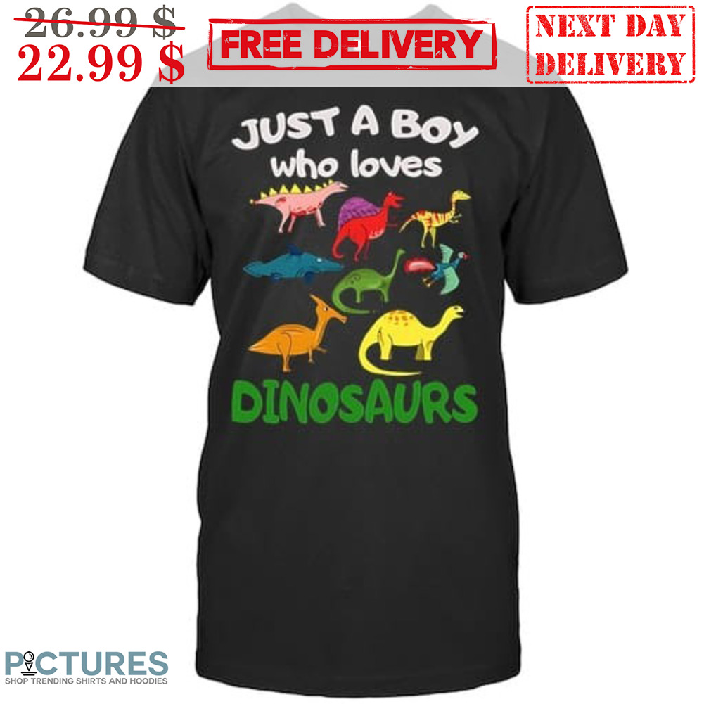 Just A Boy Who Loves Dinosaurs Shirt