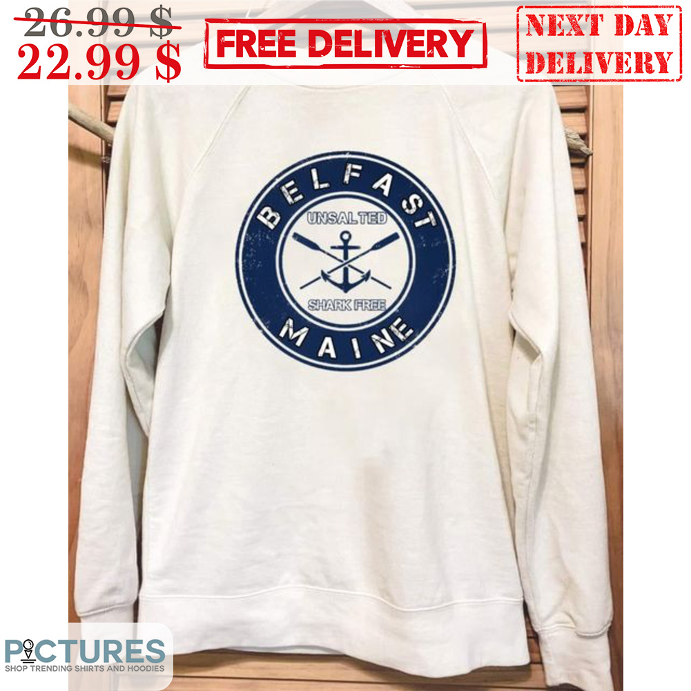 Anchor Belfast Maine Unsalted Shark Free Vintage Shirt