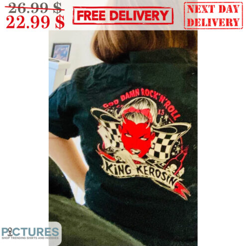 God Damn Rock'N'Roll 13 King Kerosin Devil National Bowling Day Shirt