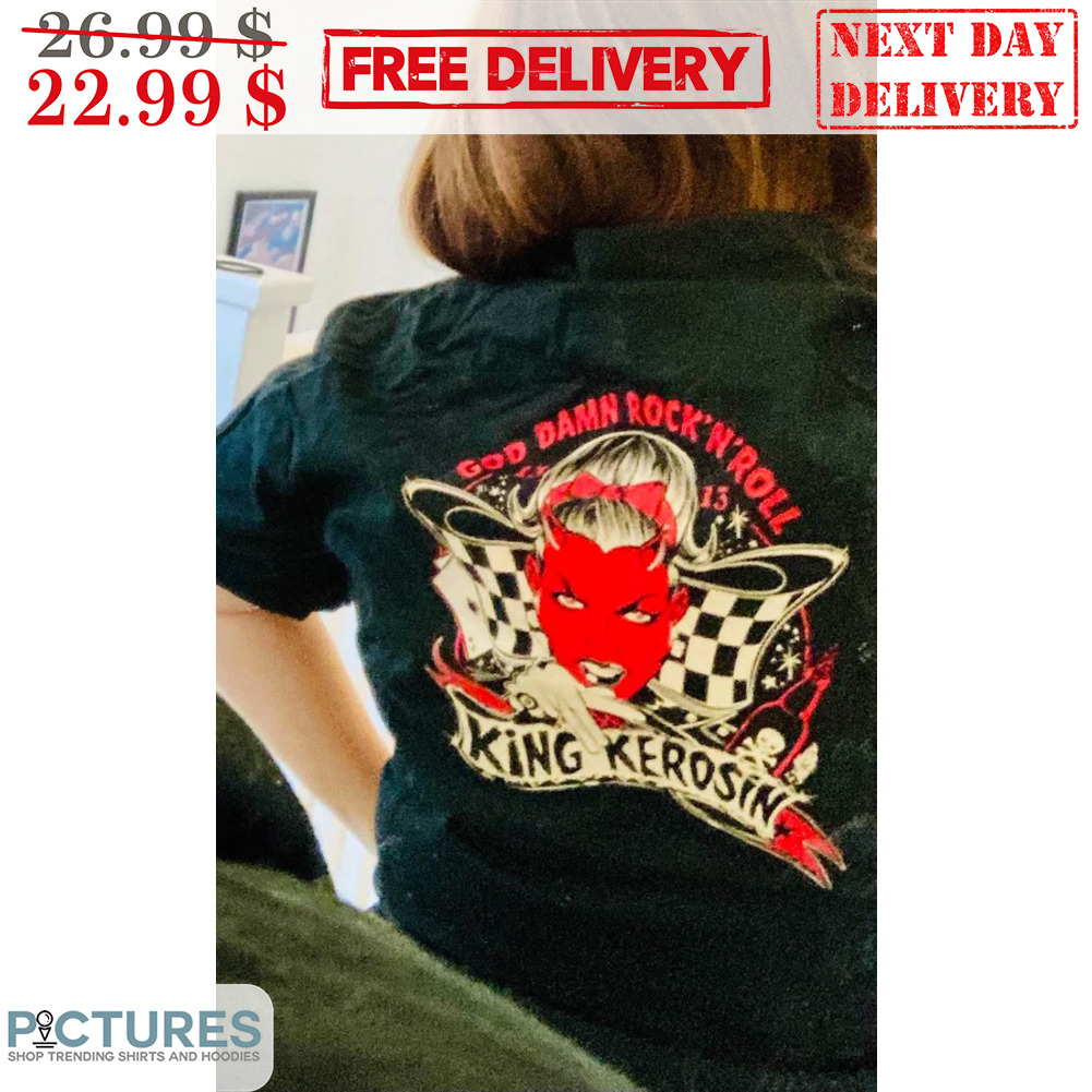 God Damn Rock'N'Roll 13 King Kerosin Devil National Bowling Day Shirt