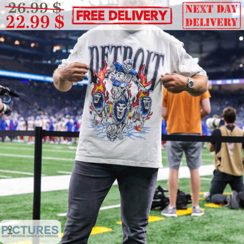 Skeleton Lion Detroit Red Wings Shirt