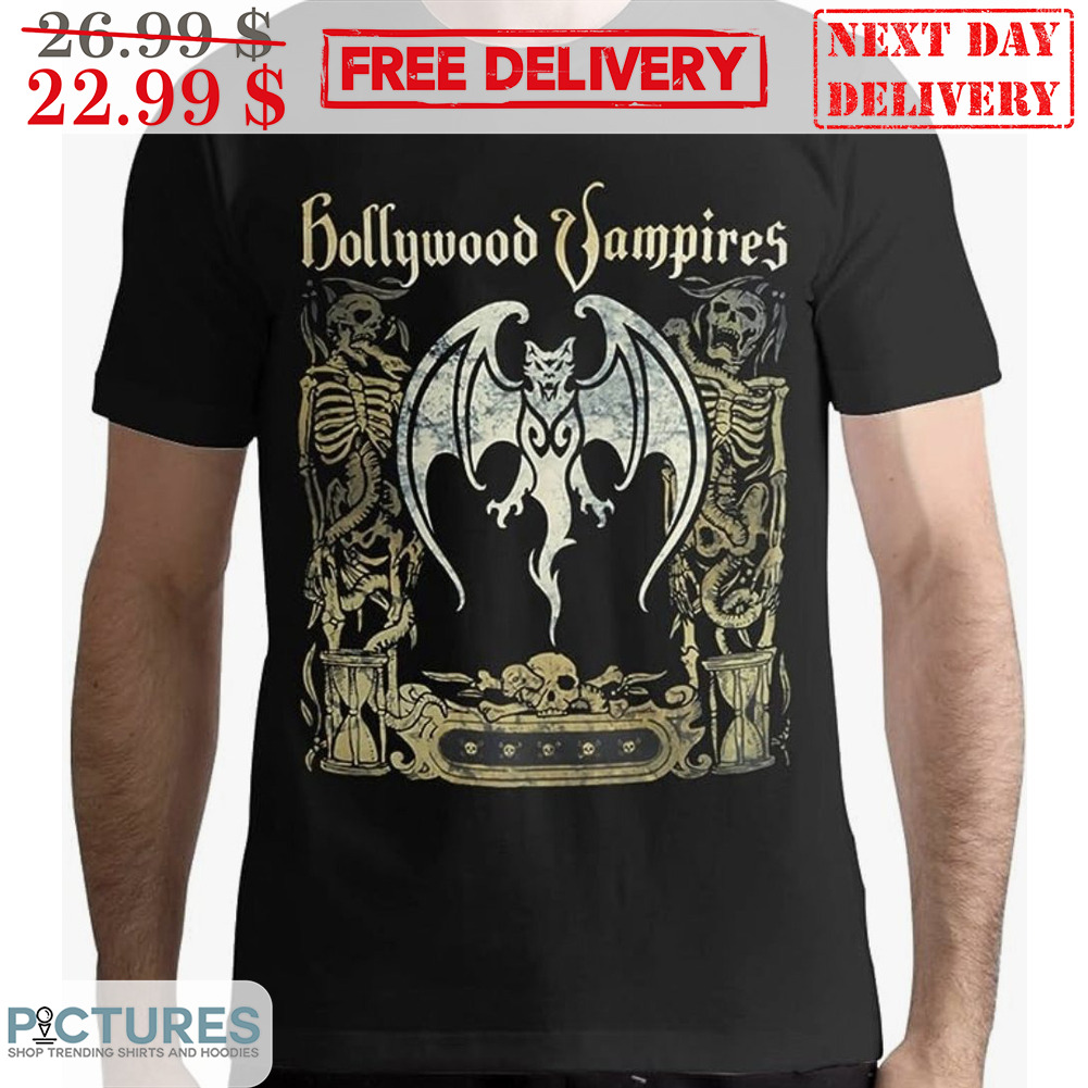 Skeleton Bat Hollywood Vampires Shirt