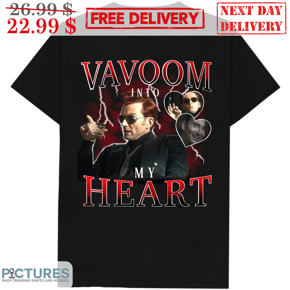 Good Omens Vavoom Into My Heart Vintage Shirt