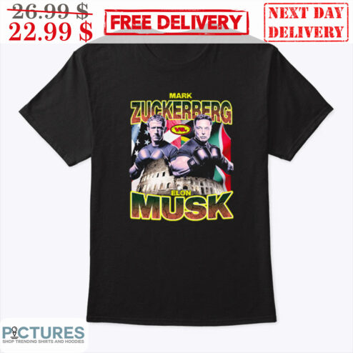 Mark Zuckerberg Elon Musk Fighting Shirt