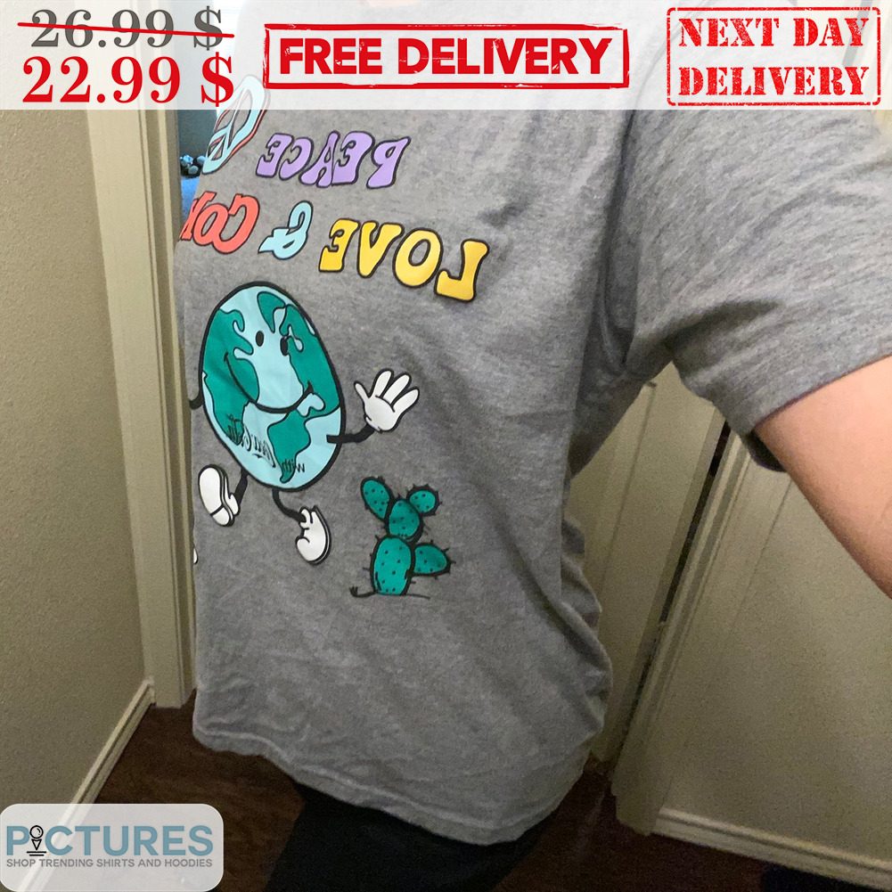 Earth Smiley Peace Love & Cookies Shirt