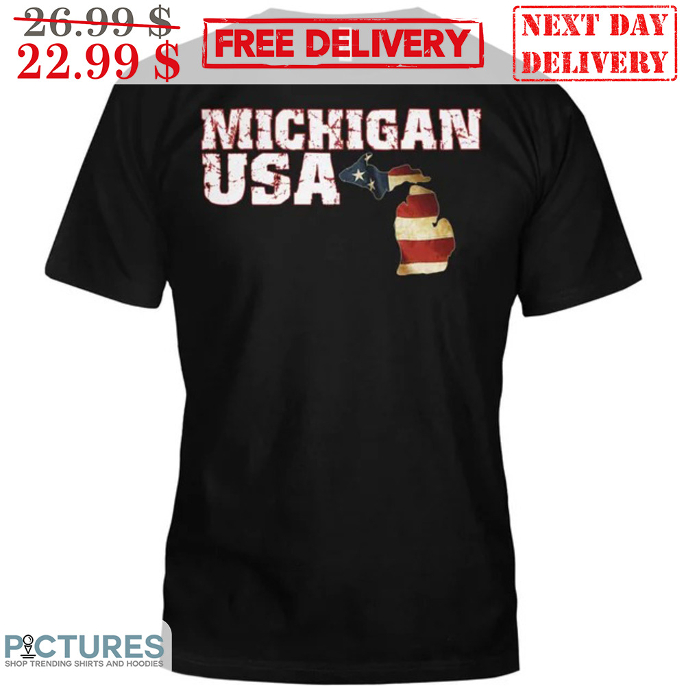 Michigan USA States Vintage Shirt