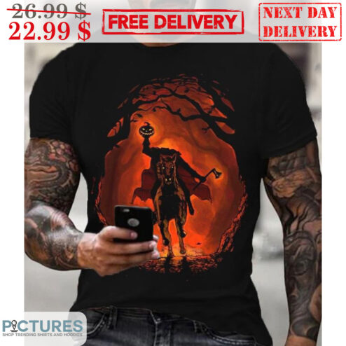 Halloween Headless Horseman Pumpkin Horror 2023 Shirt