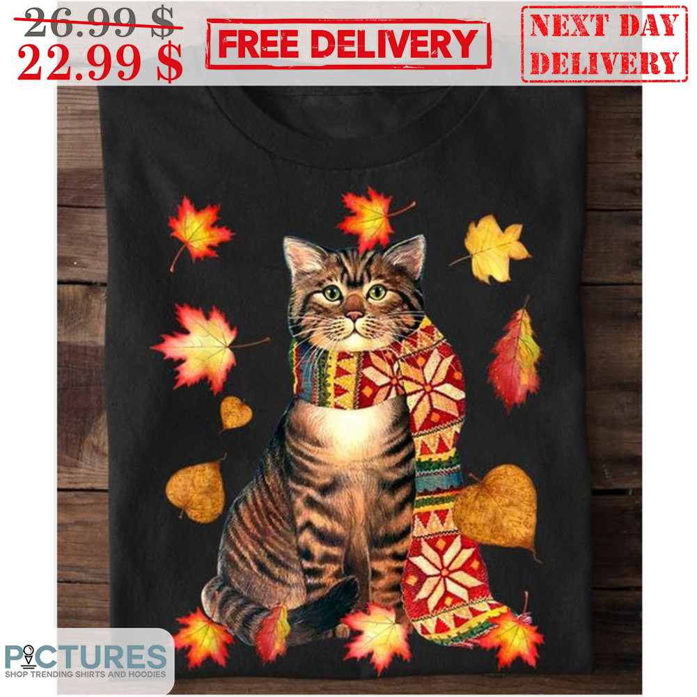 Cat Fall Cute Vintage Shirt