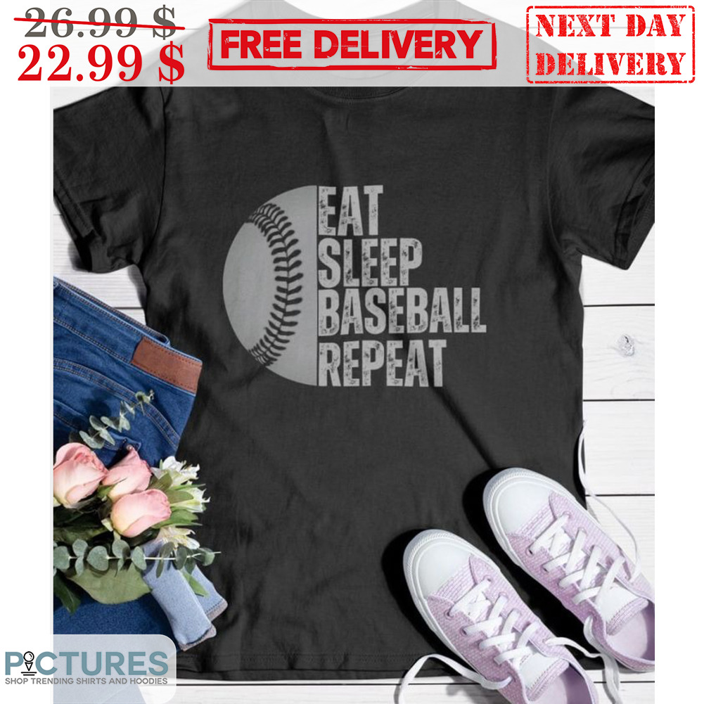 Eat Sleep Baseball Repeat Vintage Shirt