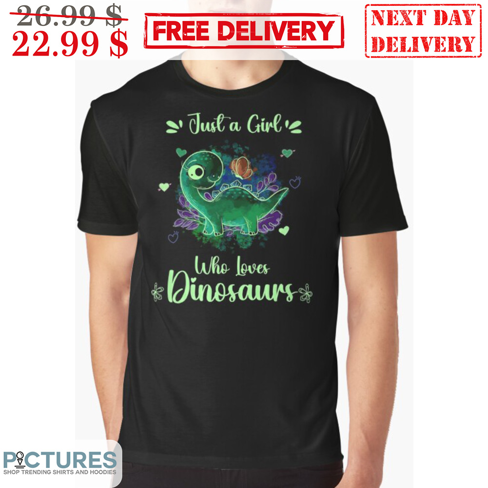 Just A Girl Who Loves Dinosaurs Vintage Shirt