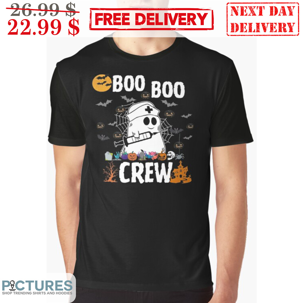 Ghost Nurse Boo Boo Crew Halloween 2023 Night Shirt