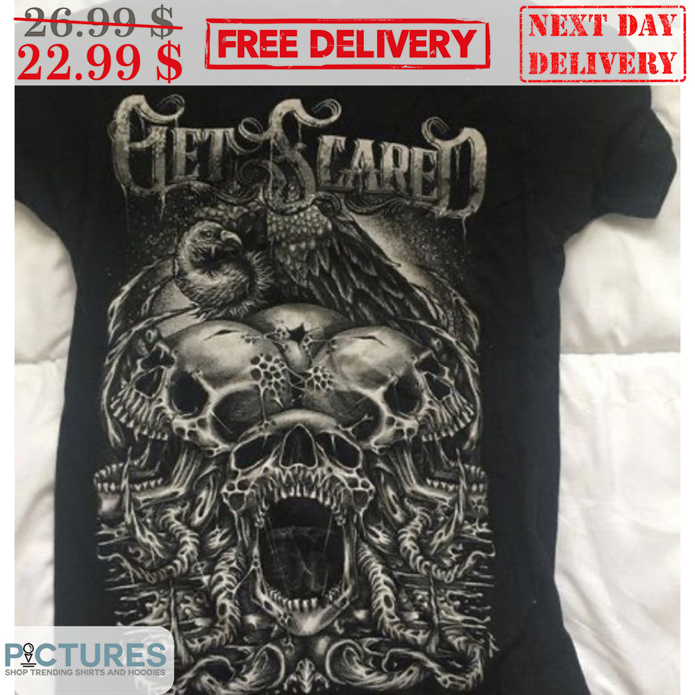 Skull Get Scared Horror Shirt