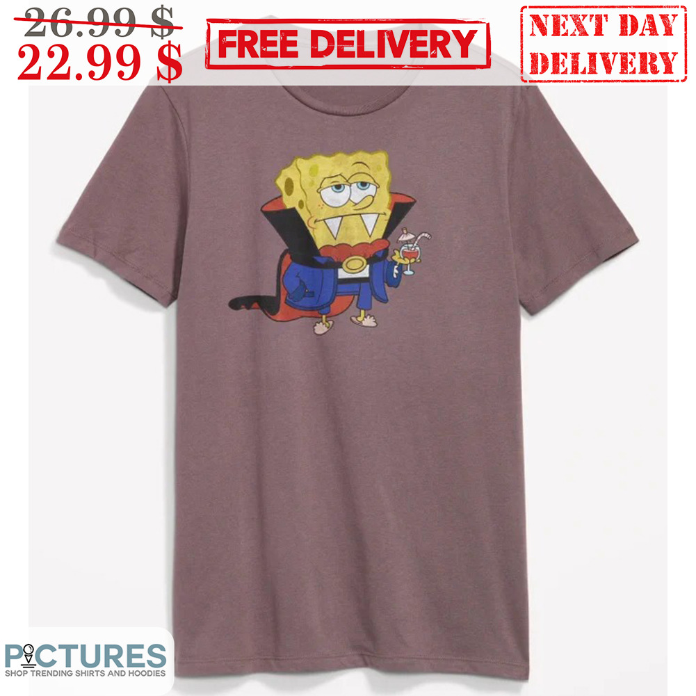SpongeBob Makeup Vampire Halloween 2023 Shirt