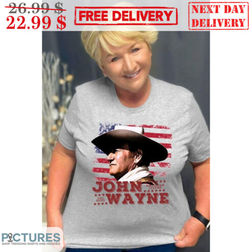 John Wayne The Duxe American Legend American Flag Vintage Shirt