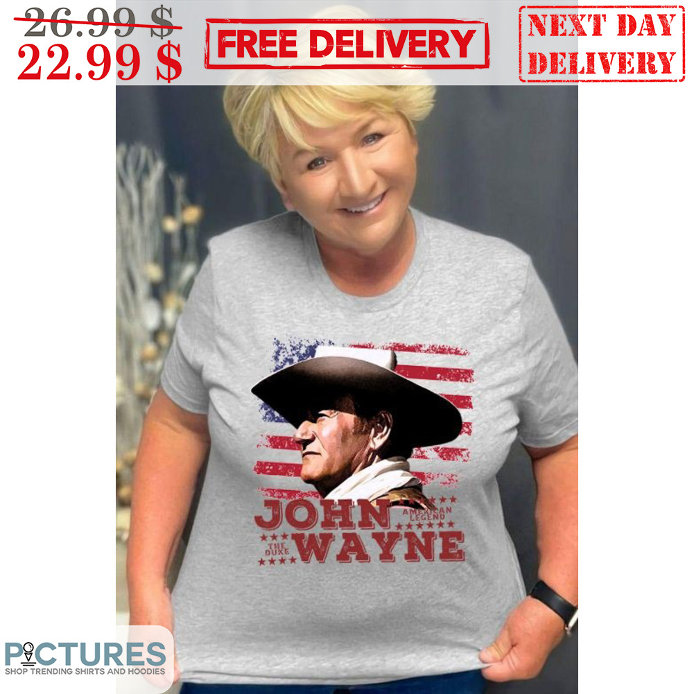 John Wayne The Duxe American Legend American Flag Vintage Shirt