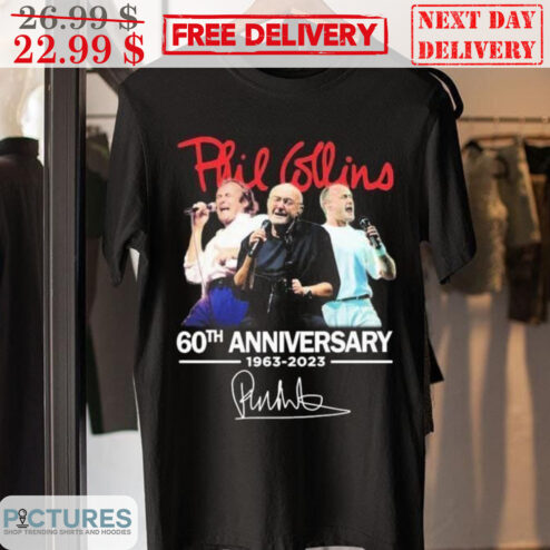 Phil Collins 60th Anniversary Signature Shirt