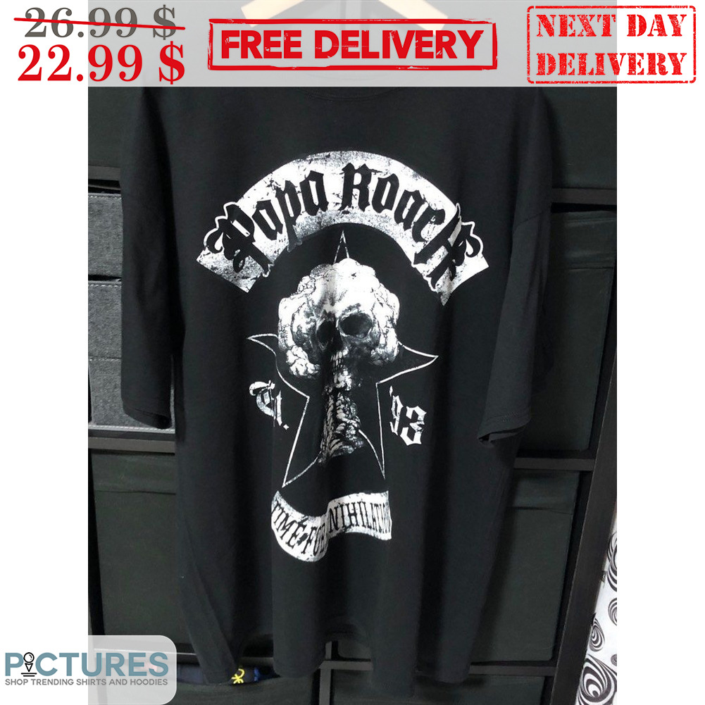 Skull Papa Roach Time For Annihilation Shirt