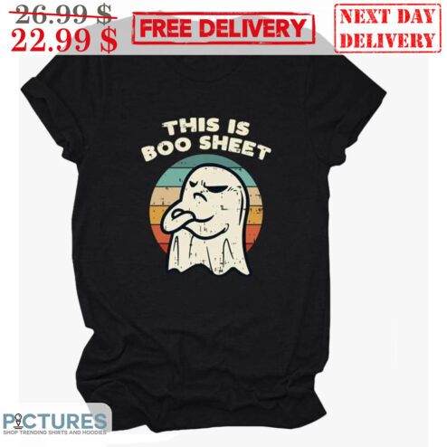 Ghost This Is Boo Sheet Fun Halloween 2023 Vintage Shirt