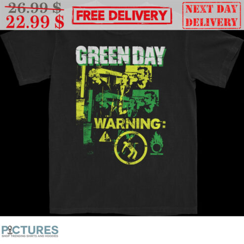 Green Day Warning Vintage Shirt