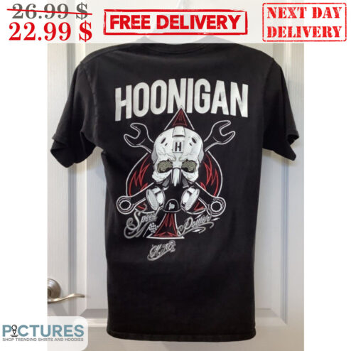 Hoonigan Speed Power Ch3No2 Skull Shirt