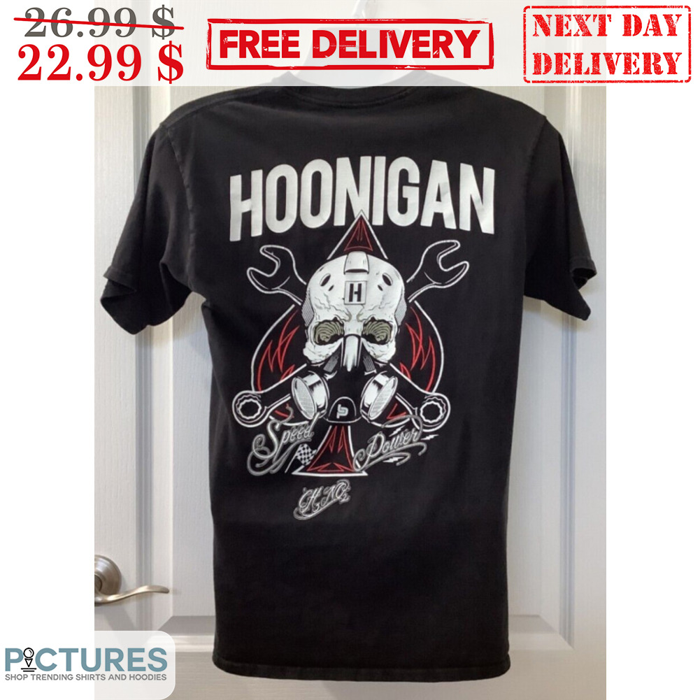Hoonigan Speed Power Ch3No2 Skull Shirt