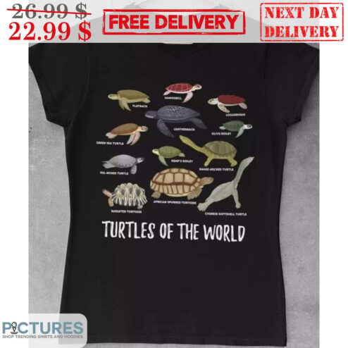 Sea Turtle Turtles Of The World Shirt