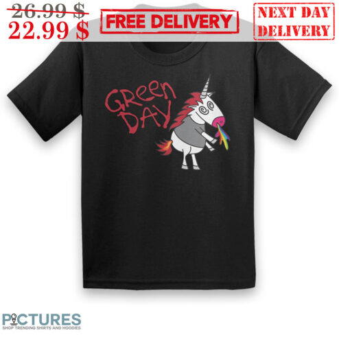 Unicorn Green Day Rainbow Shirt