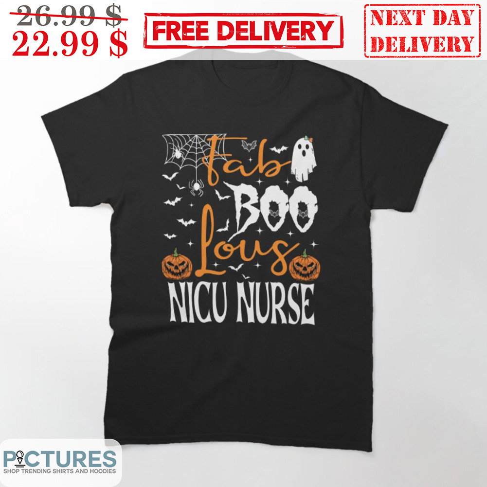 Ghost Fab Boo Lous Nicu Nurse Halloween 2023 Shirt