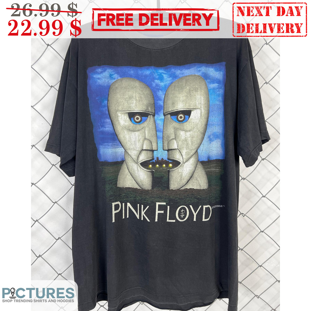 FREE shipping Pink Floyd Division Bell European Tour Vintage Shirt