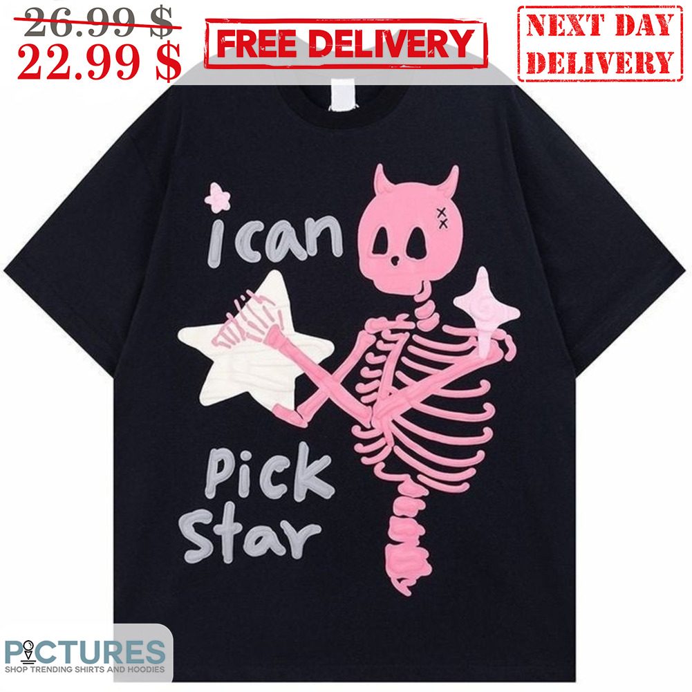 Demon Skeleton I Can Pick Star Shirt