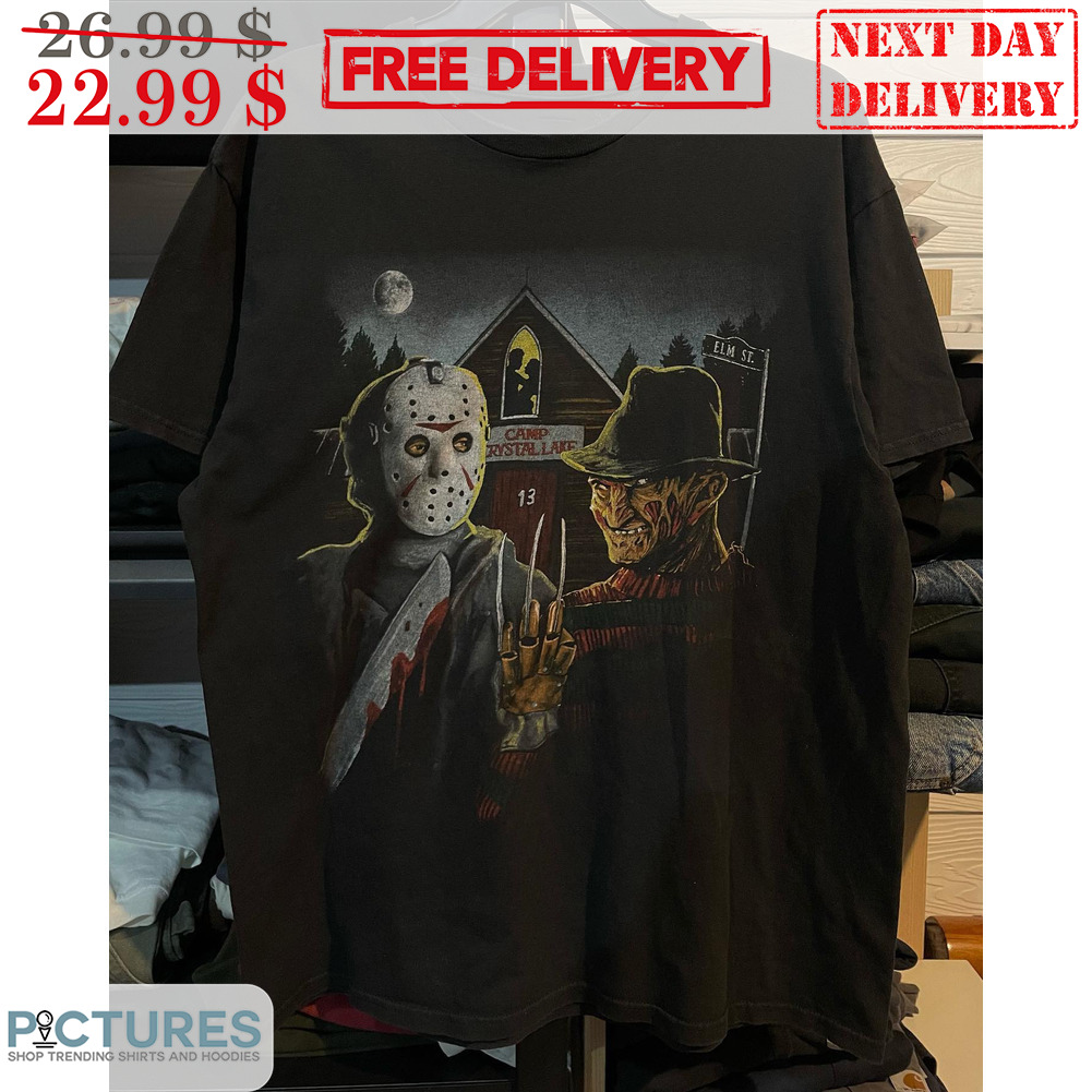A Nightmare 13th Movie Horror Character Freddy Krueger Jason Voorhees Shirt