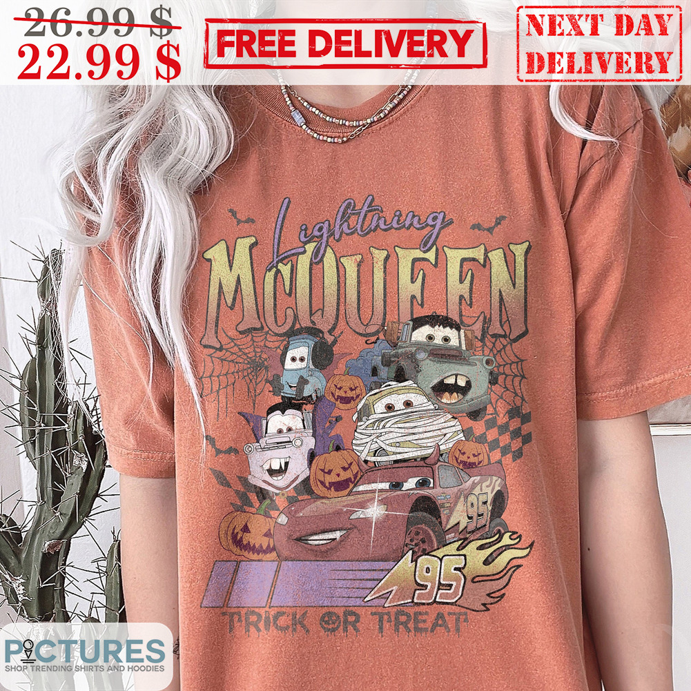 Cars Lightning McQueen Trick Or Treat Halloween 2023 Shirt