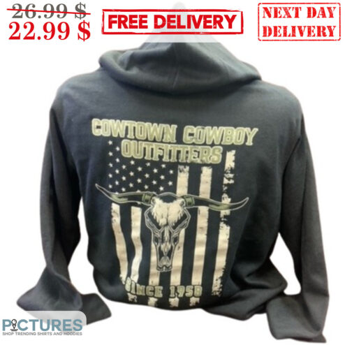 Cowtown Cowboy Outfitters Since 1958 America Flag Vintage Shirt