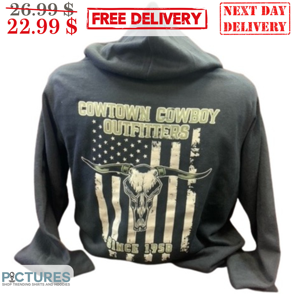 Cowtown Cowboy Outfitters Since 1958 America Flag Vintage Shirt