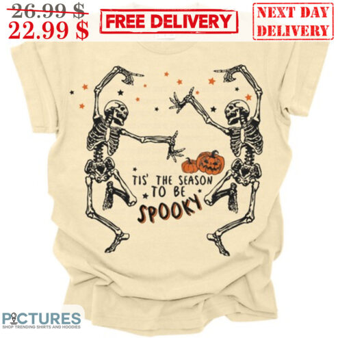 Skeleton Tit's The Season To Be Spooky Halloween Shirt