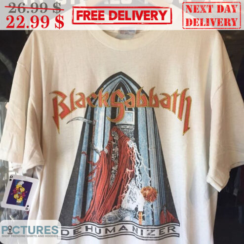 Black Sabbath Dehumanizer Rock Band Retro Shirt