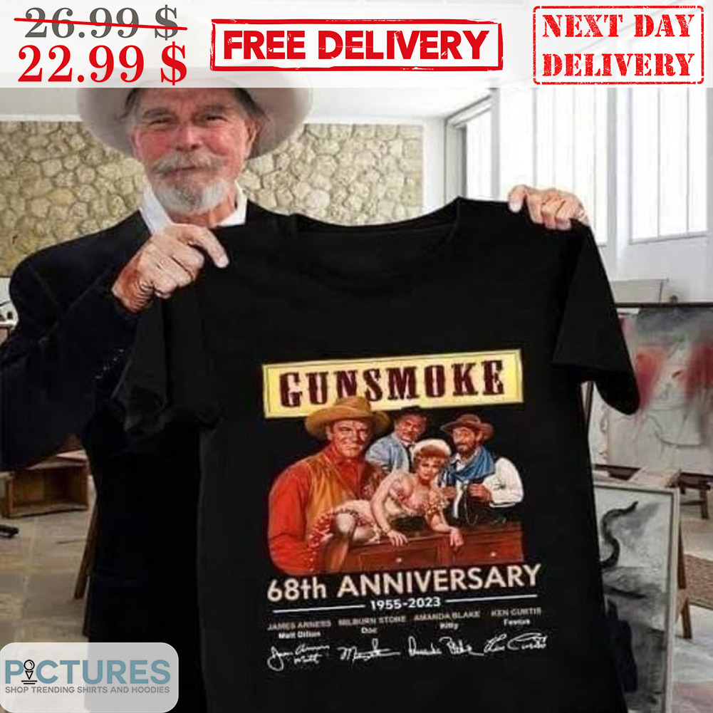 Gunsmoke 68th Anniversary Signature Vintage Shirt