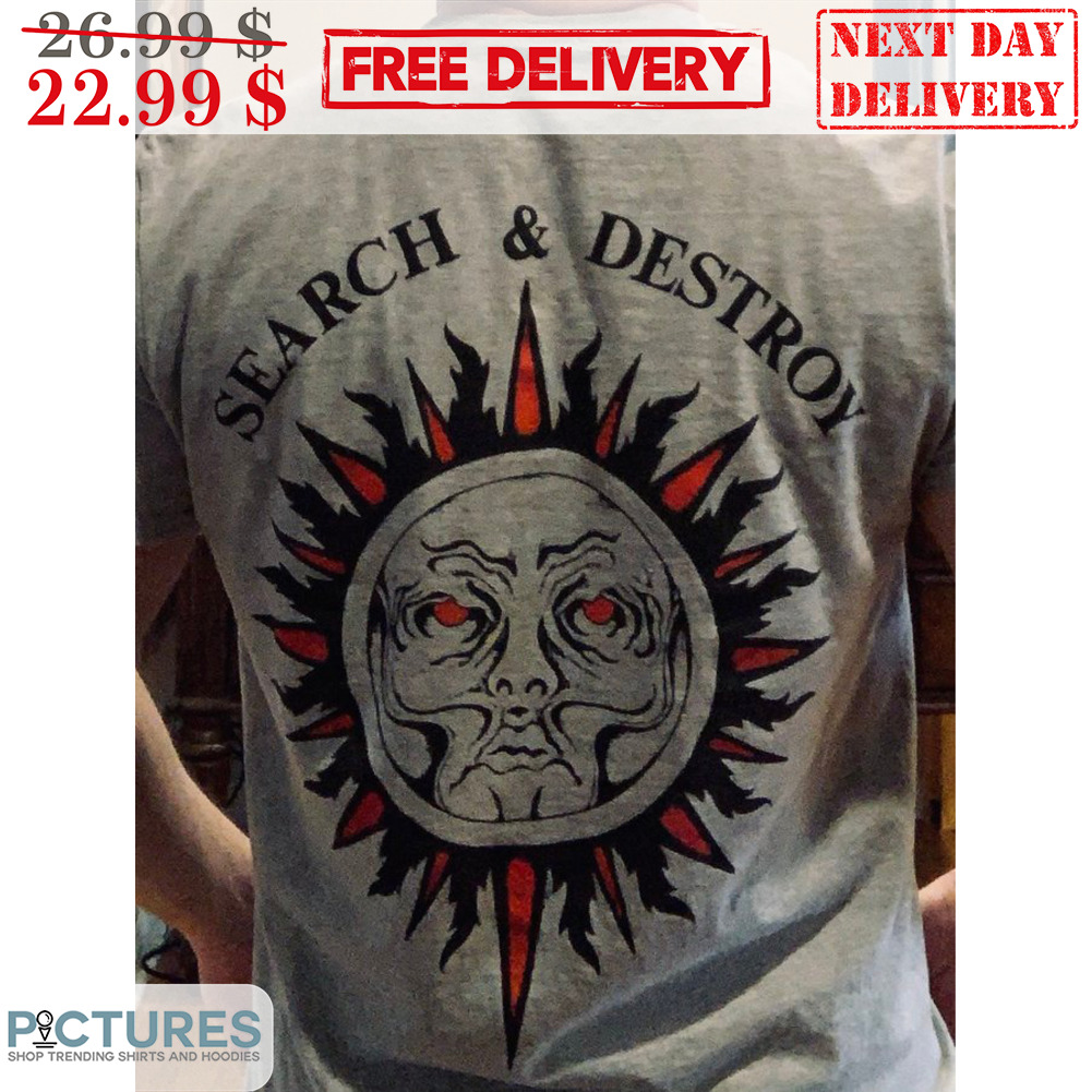 Rollins Band Logo Search And Destroy Shirt