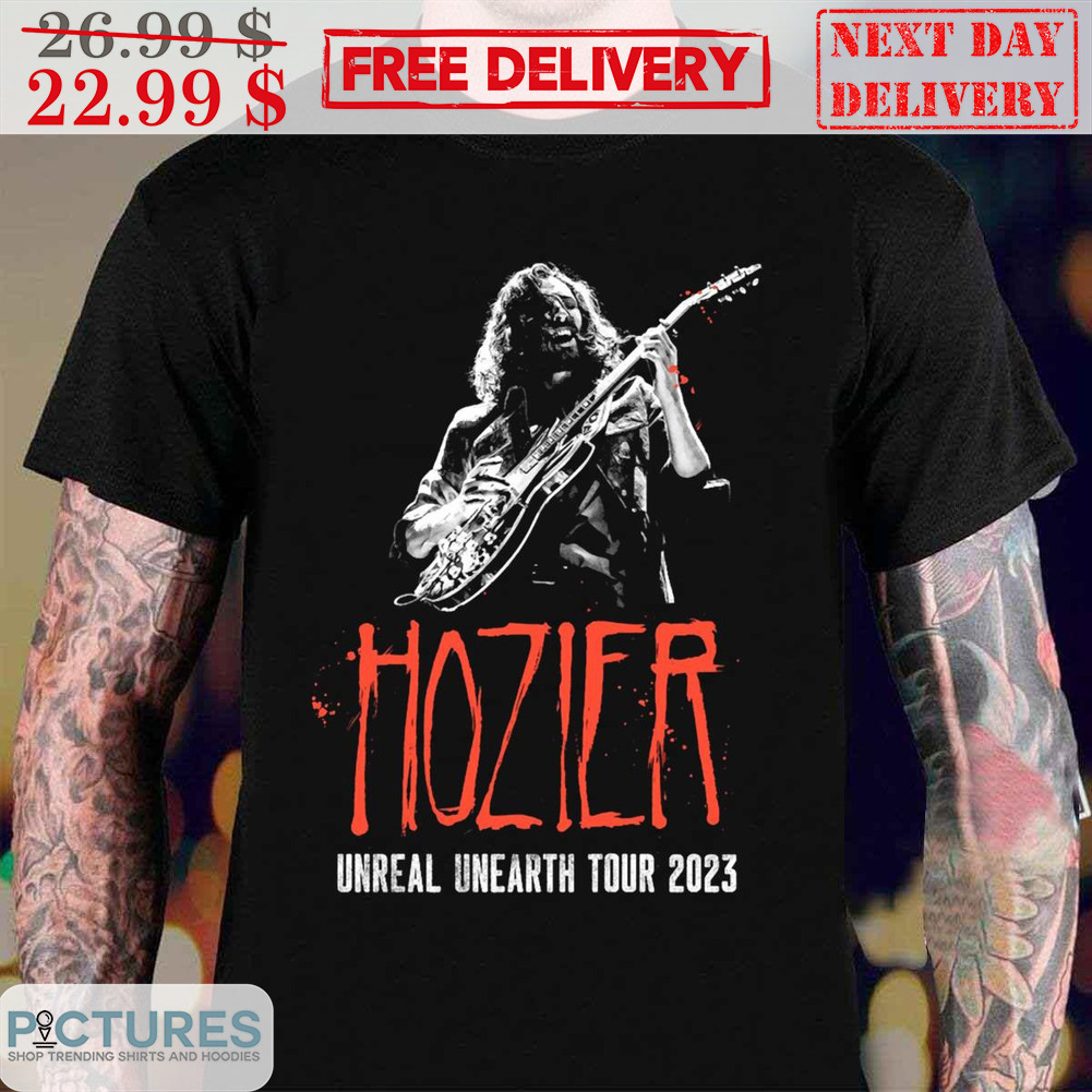 Hozier Playing Guitar Unreal Unearth Tour 2023 Shirt