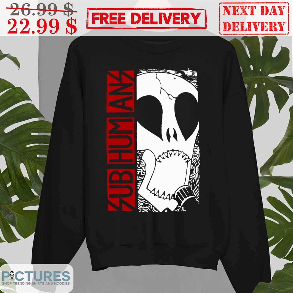 Subhumans Skull Band Rock Shirt