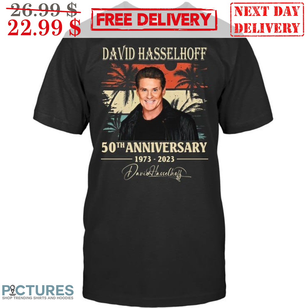 FREE shipping David Hasselhoff 50th Anniversary Signature Vintage