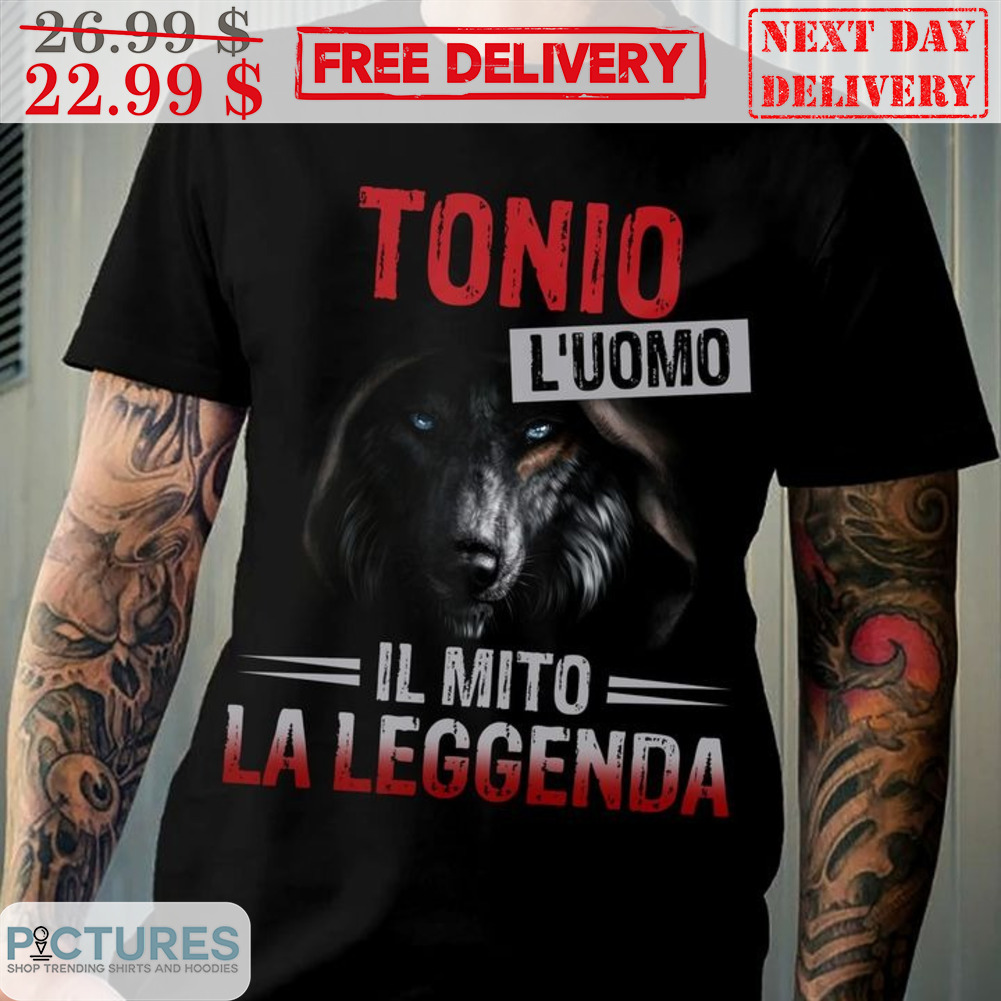Wolves Tonio L'uomo Il Mito La Leggenda Vintage Shirt