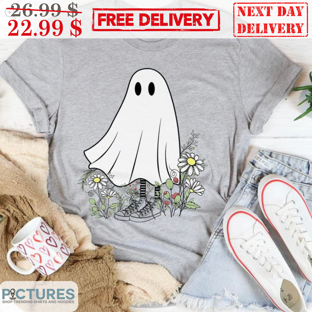 Flower Ghost Boho Halloween 2023 Shirt