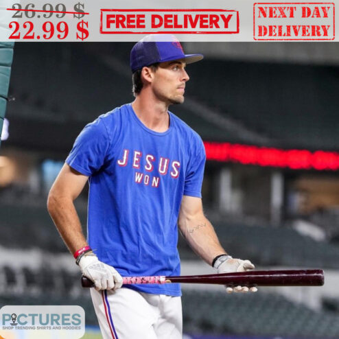 Texas Rangers Jesus Won Shirt