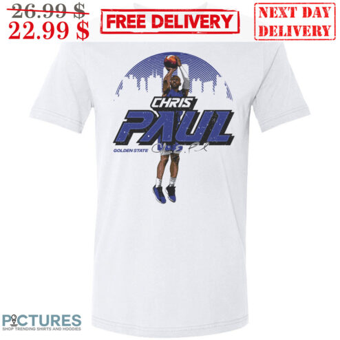 Chris Paul Golden State Warriors Signature NBA Vintage Shirt