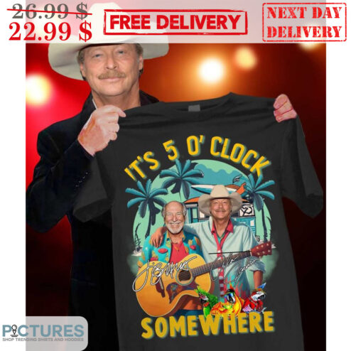 Jimmy Buffett It's 5 O'clock Somewhere Signature Shirt