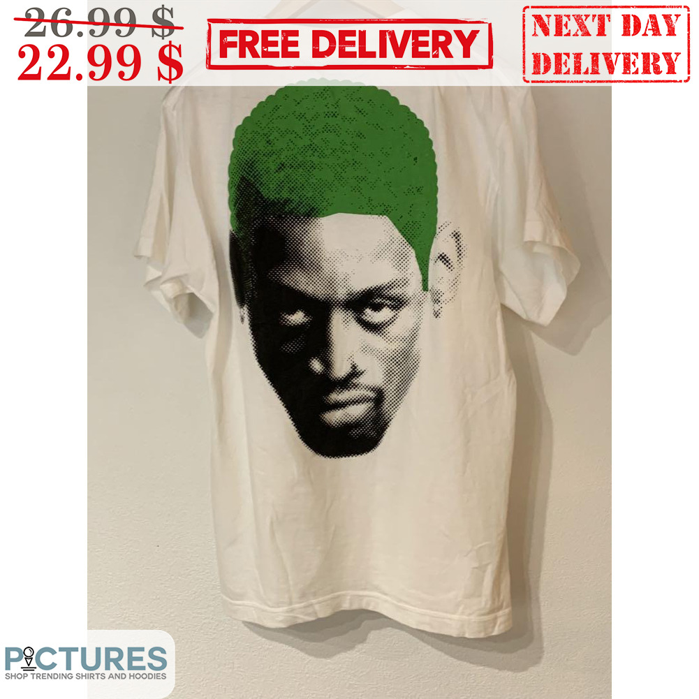 Dennis Rodman Green 91 Chicago Bulls Vintage Shirt