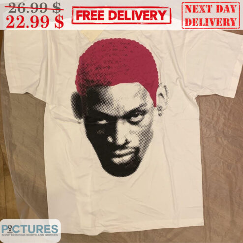 Dennis Rodman Pink Hair Nba Chicago Bulls Vintage Shirt