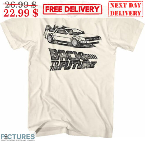 Back To The FutureThe DeLorean Time Machine Vintage Shirt