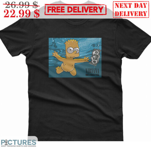 Simpson Bart Nirvana Nevermind Shirt
